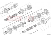 DUCATI 2017 Multistrada 1200 GEAR BOX [MOD:MS1200]