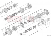 DUCATI 2017 Multistrada 950 GEAR BOX [MOD:MS950T]