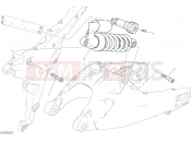 DUCATI 2017 Multistrada 950 REAR SHOCK ABSORBER [MOD:MS950T]