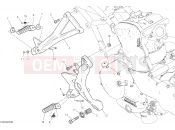 DUCATI SuperSport S FOOTRESTS, RIGHT [MOD:SS 939 S]