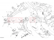 DUCATI Monster 1200 FOOTRESTS, RIGHT [MOD:M 1200]