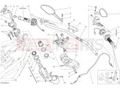 DUCATI Monster 797 HANDLEBAR AND CONTROLS [MOD:M 797]