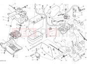 DUCATI 2018 Monster 821 BATTERY HOLDER [MOD:M 821]