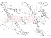 DUCATI 2018 Monster 821 HANDLEBAR AND CONTROLS [MOD:M 821]