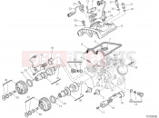 DUCATI 2018 Multistrada 1260 VERTICAL CYLINDER HEAD - TIMING [MOD:MS1260]