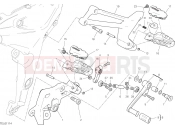 DUCATI 2018 Multistrada 1260 FOOTRESTS, LEFT [MOD:MS1260]