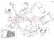 DUCATI 2018 Multistrada 1260 S BATTERY HOLDER [MOD:MS1260S]