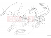 DUCATI 2018 Multistrada 1260 S D Air REAR MUDGUARD [MOD:MS1260SA]