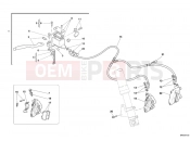 DUCATI Monster 400 Dark JAP FRONT BRAKE SYSTEM » BRAKING SYSTEM
