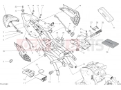 DUCATI 2018 SuperSport S REAR FRAME COMP. [MOD:SS 939 S]