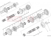 DUCATI 2019 Monster 797 GEAR BOX [MOD:M 797+]