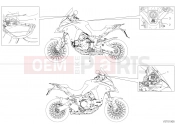 DUCATI Multistrada 1260 Enduro LABEL, WARNING [MOD:MS1260E;XST:JAP]
