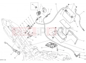 DUCATI Monster 797 BATTERY HOLDER [MOD:M 797]
