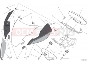 DUCATI Monster 821 Stealth INSTRUMENT PANEL - COWLING [MOD:M821STEA]