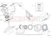 DUCATI Monster 821 Stealth CYLINDERS - PISTONS [MOD:M821STEA]