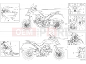 DUCATI Multistrada 1260 S LABEL, WARNING [MOD:MS1260S;XST:JAP]
