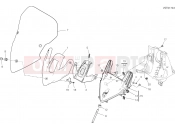 DUCATI Multistrada 1260 S D Air WINDSHIELD [MOD:MS1260SA]