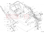 DUCATI 2020 Multistrada 950  REAR FRAME COMP. [MOD:MS950]