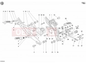 DUCATI 2005 Monster 620 Dark Single Disc FOOTREST » FRAME