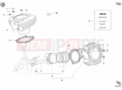 DUCATI Monster S2R 800 DARK CYLINDER - PISTON » ENGINE CASE