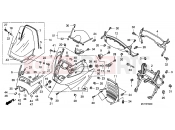 HONDA FJS600D5 ED SILVER WING 2005 F-9 FRONT COVER