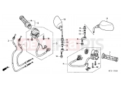 HONDA FJS600D5 ED SILVER WING 2005 F-3 SWITCH/CABLE