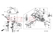 HONDA FJS600D5 ED SILVER WING 2005 E-19 THROTTLE BODY