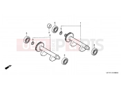 HONDA FJS600D5 ED SILVER WING 2005 E-18 BALANCER
