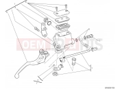 DUCATI Scrambler 1100 Dark Pro FRONT BRAKE PUMP [MOD:SCR11DRK]