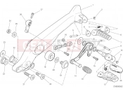 DUCATI Scrambler 1100 Sport Pro FOOTRESTS, LEFT [MOD:SCR11SPR]