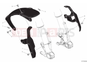 DUCATI 2020 Scrambler 1100 Pro FRONT MUDGUARD [MOD:SCR11DRK]