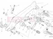DUCATI Scrambler Full Throttle FOOTRESTS, LEFT [MOD:SCR800FT]
