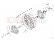 DUCATI 2021 Diavel 1260 Lamborghini FRONT WHEEL [MOD:DVLAMBO]