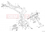 DUCATI 2021 Diavel 1260 FOOTRESTS, RIGHT [MOD:DVL1260]