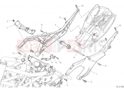 DUCATI 2021 Diavel 1260 REAR FRAME COMP. [MOD:DVL1260]