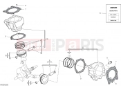 DUCATI 2021 Monster + CYLINDERS - PISTONS [MOD:M937+]