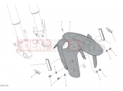 DUCATI 2021 Multistrada V4 FRONT MUDGUARD [MOD:MSV4;XCO:R]