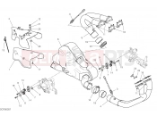 DUCATI 2021 Multistrada V4 EXHAUST MANIFOLD [MOD:MSV4;XST:AUS]
