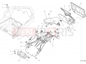 DUCATI Multistrada 950 PLATE HOLDER [MOD:MS950;XST:JAP]