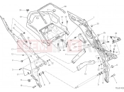 DUCATI 2021 Multistrada 950 S Spoked Wheels REAR FRAME COMP. [MOD:MS950SSW]