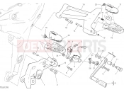 DUCATI 2021 Multistrada 950 S Spoked Wheels FOOTRESTS, LEFT [MOD:MS950SSW]