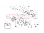 DUCATI 2006 Multistrada 620 Front and rear wheels
