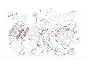 DUCATI Streetfighter 848 Exhaust system