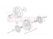 DUCATI Streetfighter 848 Front and rear wheels