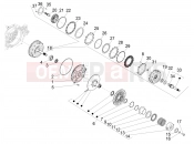 PIAGGIO BV 350 IE ABS (USA / CA) Driven pulley