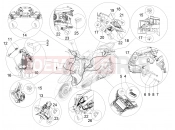PIAGGIO BV 350 IE ABS (USA / CA) Main cable harness