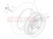 Rear wheel - Piaggio Liberty 125 Poste 2019