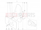 Windshield - Glass - Piaggio Liberty 125 Poste 2019