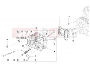 PIAGGIO Liberty 150 Cylinder head unit - Valve