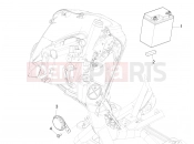 PIAGGIO Medley 150 ie ABS (RP8MB0200) Remote control switches - Battery - Horn